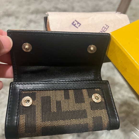 Fendi Zucca CLASSIC MONIGRAM Card Holder Key pouch BNIB - Picture 2 of 5